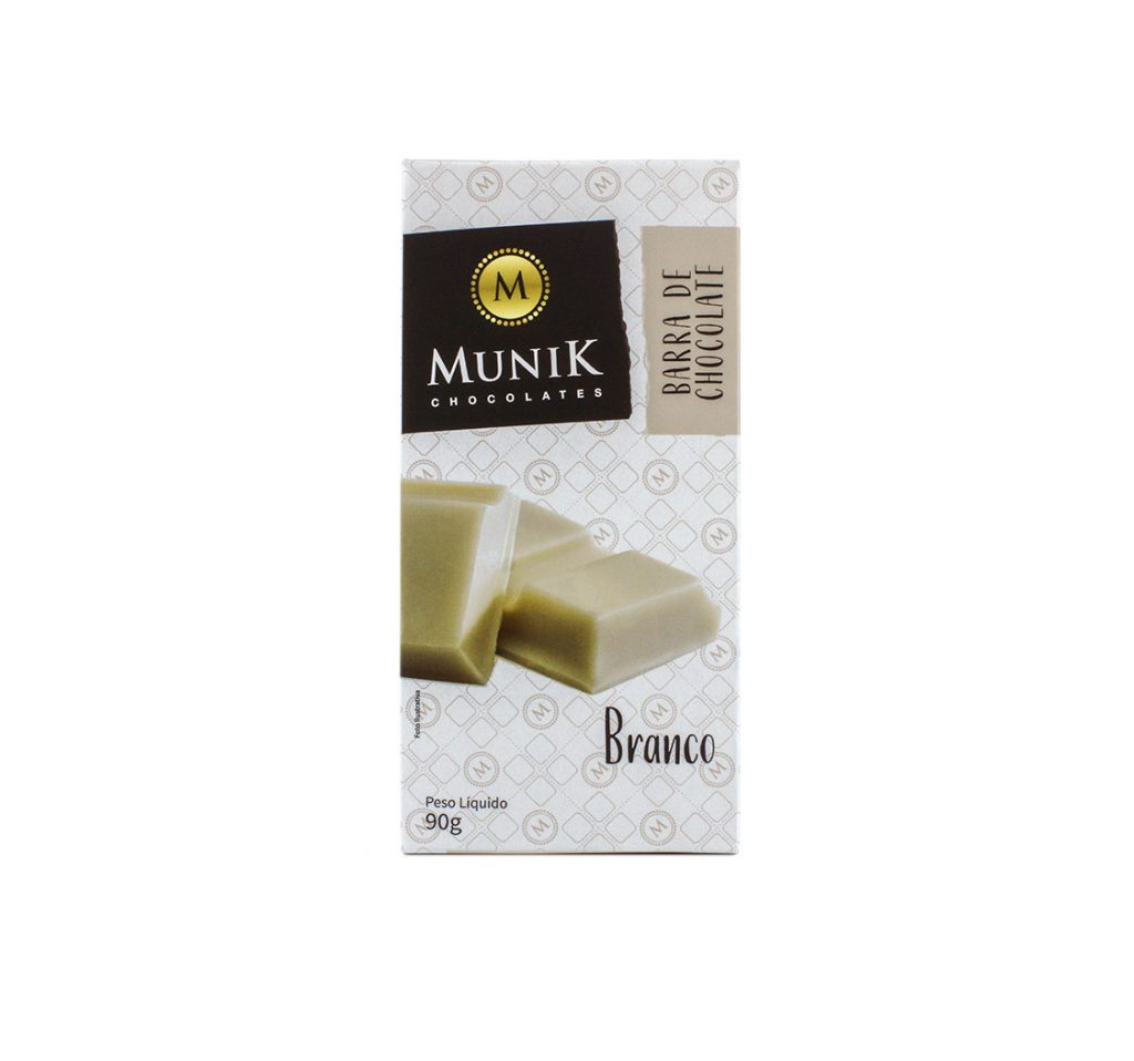 Chocolate Branco 90g Munik Chocolates