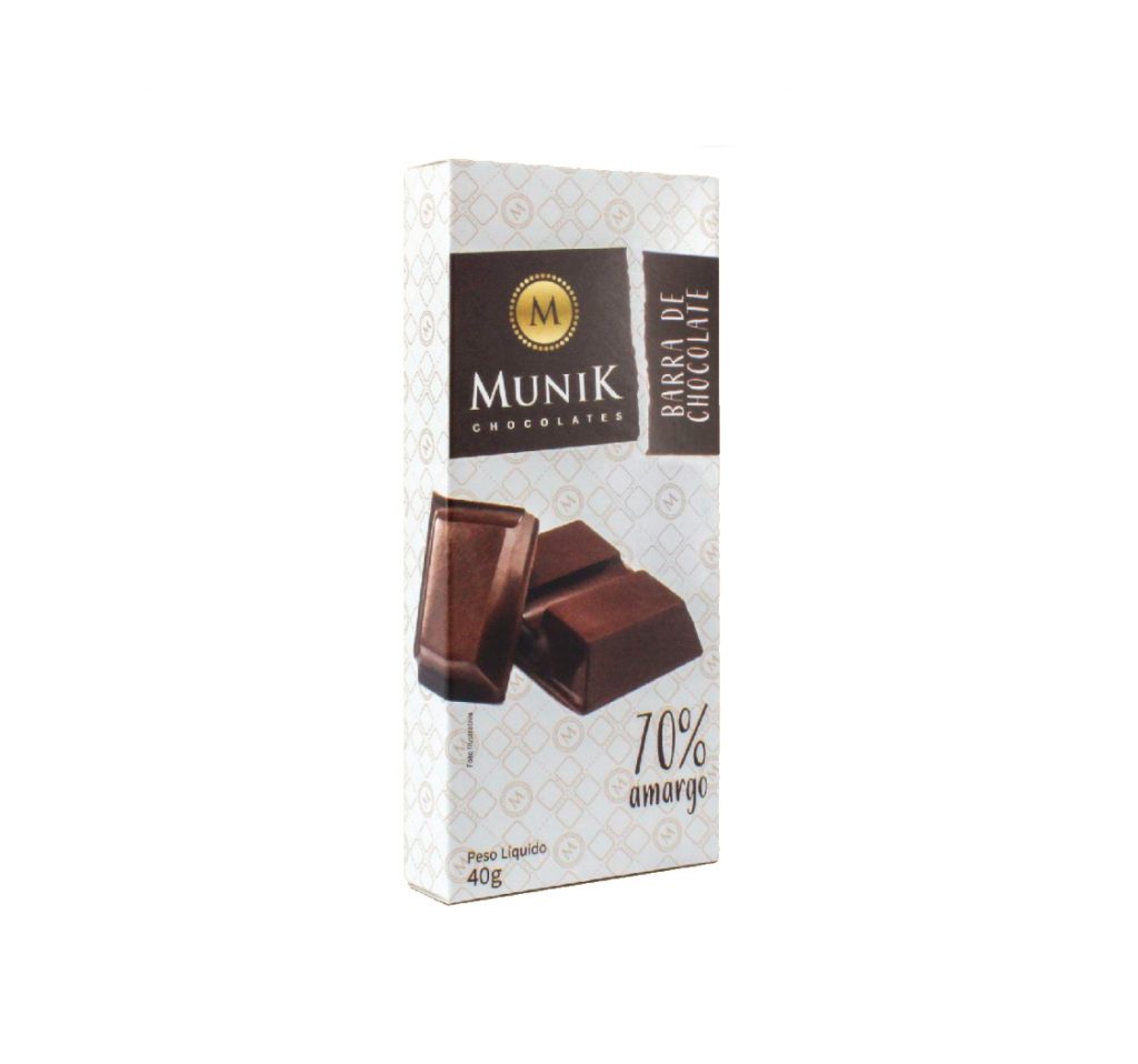 Chocolate Amargo 70 40g Munik Chocolates