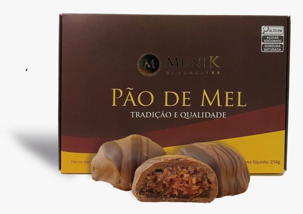 Pão de Mel Leite - 12 Unidades
